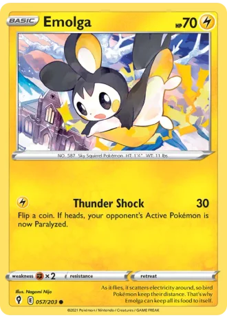 Emolga #57/203 — Evolving Skies