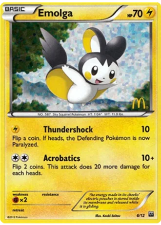 Emolga #6 — McDonald's Collection 2012