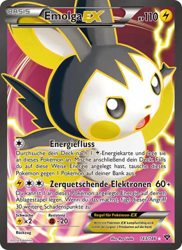 Emolga EX #143 — XY