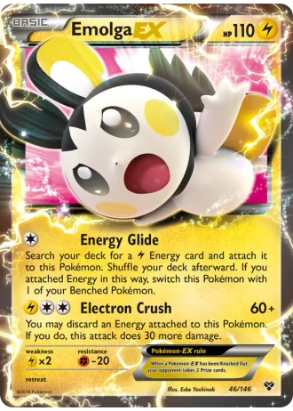 Emolga EX #46/146 — XY