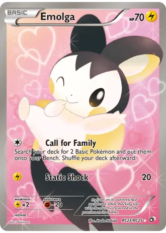 Emolga RC23 — Radiant Collection (Legendary Treasures)