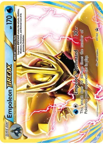 Empoleon BREAK XY134 — XY Promos