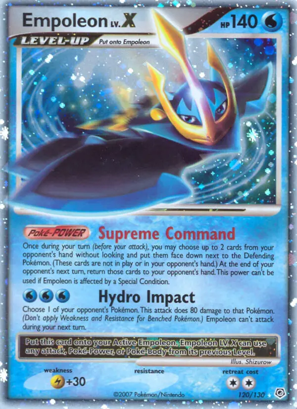 Empoleon LV.X #120 — Diamond & Pearl