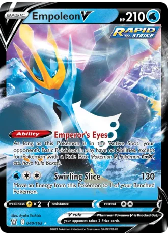 Empoleon V #40 — Battle Styles