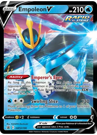 Empoleon V SWSH108 — Sword & Shield Promos