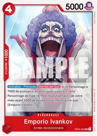 Emporio Ivankov (OP05-004) (Pirate Foil) — ONE PIECE CARD THE BEST vol.2 (PRB02)