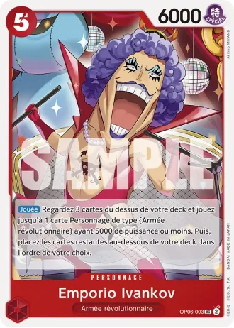 Emporio Ivankov (OP06-003) (Full Art) — ONE PIECE CARD THE BEST (PRB01)