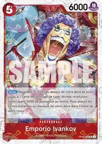 Emporio Ivankov (OP06-003) (Jolly Roger Foil) — ONE PIECE CARD THE BEST (PRB01)