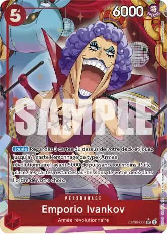 Emporio Ivankov (OP06-003) (Reprint) — ONE PIECE CARD THE BEST (PRB01)