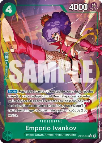 Emporio Ivankov (OP16-026) (Alternative Art) — L'Heure de la Bataille Décisive (OP16)