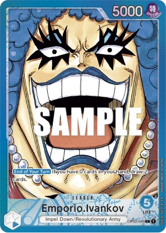 Emporio.Ivankov (OP02-049) (Alternative Art) — Paramount War (OP02)