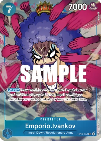 Emporio.Ivankov (OP02-051) (Alternative Art) — Paramount War (OP02)