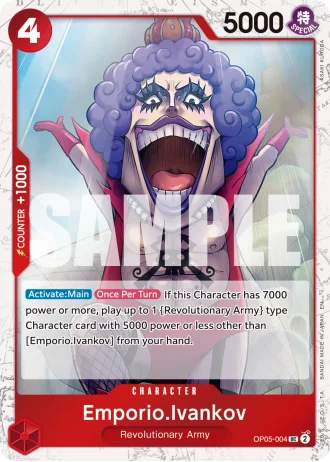 Emporio.Ivankov (OP05-004) (Pirate Foil) — One Piece Card The Best Vol.2(PRB02)