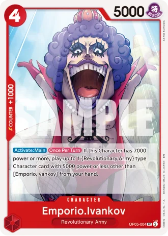 Emporio.Ivankov (OP05-004) (Reprint) — One Piece Card The Best Vol.2(PRB02)