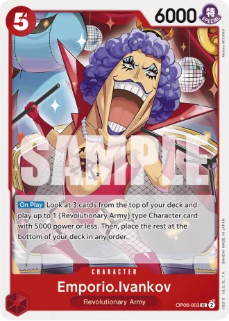 Emporio.Ivankov (OP06-003) (Reprint) — One Piece The Best (PRB01)