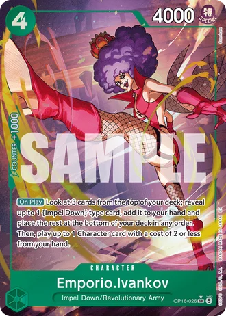 Emporio.Ivankov (OP16-026) (Alternative Art) — The Time of Battle (OP16)