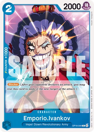 Emporio.Ivankov (OP16-044) — The Time of Battle (OP16)