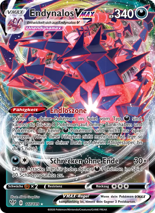 Endynalos VMAX #117 — Flammende Finsternis