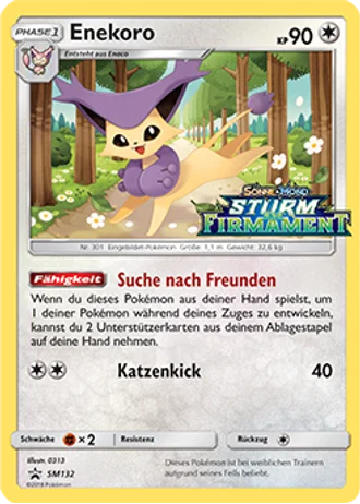 Enekoro SM132 — Sonne & Mond Promos