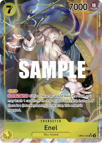 Enel (OP05-100) (Alternative Art) — Awakening of the New Era (OP05)