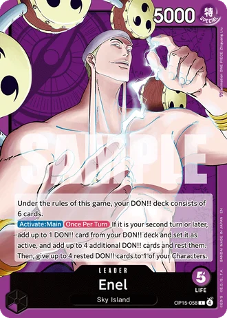 Enel (OP15-058) — Adventure on Kami's Island (OP15-EB04)