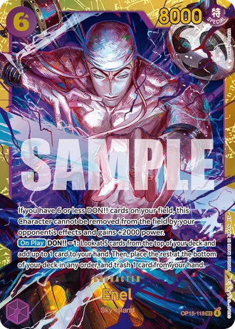 Enel (OP15-118) — Adventure on Kami's Island (OP15-EB04)