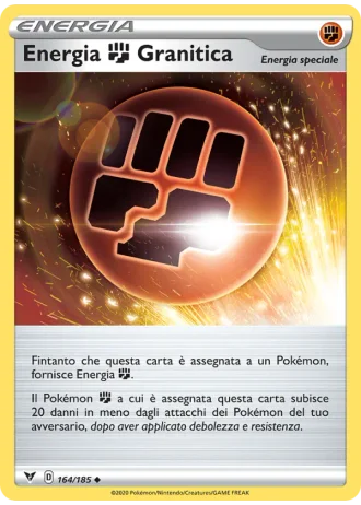 Energia Fighting Granitica #164/185 — Voltaggio Sfolgorante