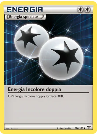 Energia Incolore doppia #130/146 — XY