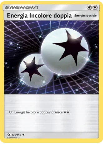Energia Incolore doppia #136/149 — Sole e Luna