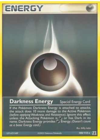 Energia Oscurità #103/113 — EX Specie Delta