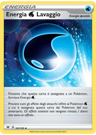 Energia Water Lavaggio #165/185 — Voltaggio Sfolgorante