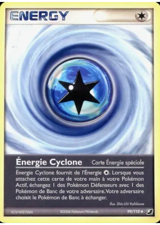 Énergie Cyclone #99/115 — EX Forces Cachées