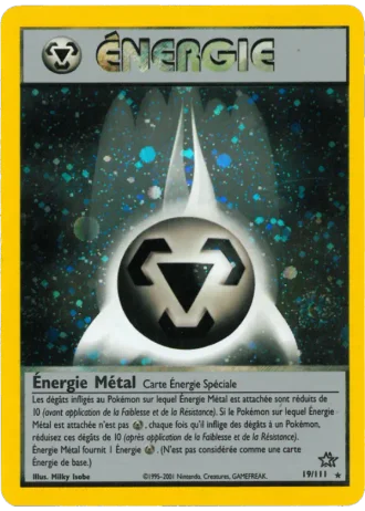Énergie Métal (première édition) #19/111 — Neo Genesis (1ère Édition)