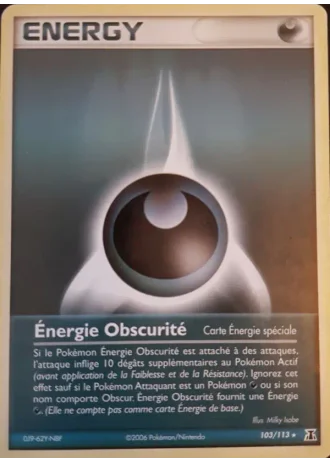 Énergie Obscurité #103/113 — EX Espèces Delta