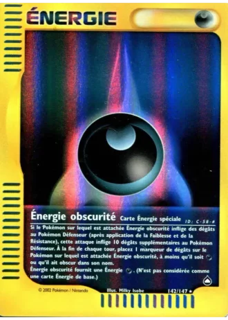 Énergie obscurité #142/147 — Aquapolis