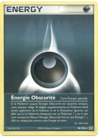 Énergie Obscurité #86/106 — EX Émeraude