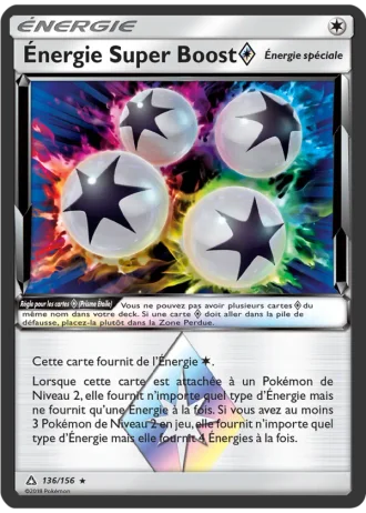 Énergie Super Boost Prism Star #136/156 — Ultra-Prisme