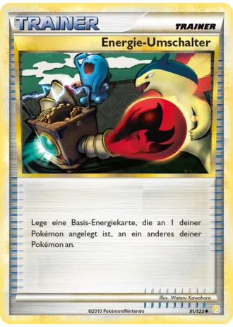 Energie-Umschalter #91/123 — HeartGold SoulSilver