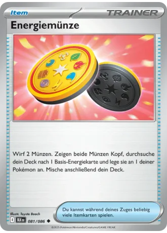 Energiemünze #081/86 — Schwarze Blitze