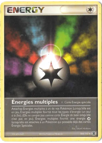 Énergies multiples #103/112 — EX Rouge Feu & Vert Feuille