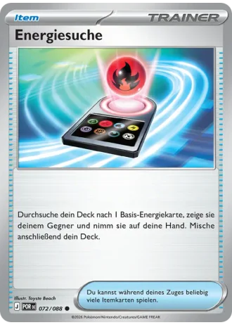 Energiesuche #072/88 — Optimale Ordnung