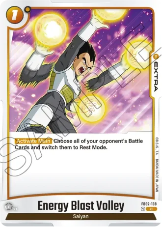 Energy Blast Volley  FB02-138 — Blazing Aura (FB02)