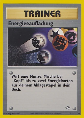 Energy Charge* (1. Edition) #85/111 — Neo Genesis (1. Edition)