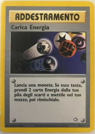 Energy Charge (1ª Edizione) #85/111 — Neo Genesis (1ª Edizione)