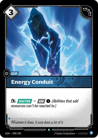Energy Conduit #098/298 — Origins