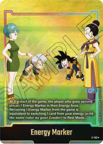 Energy Marker (Gold) E-153 — Story Booster 01 (ST01)