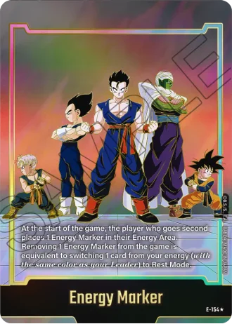 Energy Marker (Gold) E-154 — Story Booster 01 (ST01)