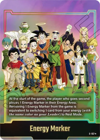 Energy Marker (Gold) E-157 — Story Booster 01 (ST01)