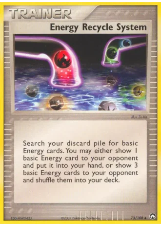 Energy Recycle System #73 — Power Keepers