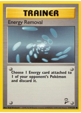 Energy Removal #119/130 — Base Set 2